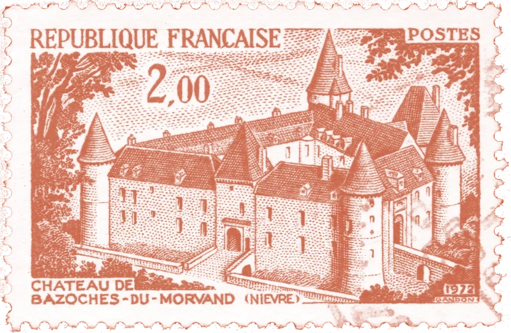 Château de Bazoches - Timbre poste